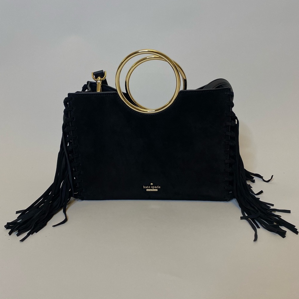 Kate Spade - White rock road Sam suede satchel